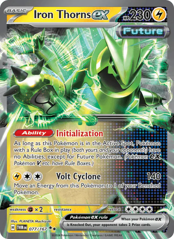Carta Iron Thorns ex 077/167 de Twilight Masquerade
