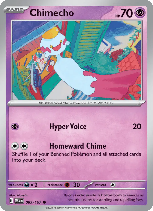 Carta Chimecho 085/167 de Twilight Masquerade