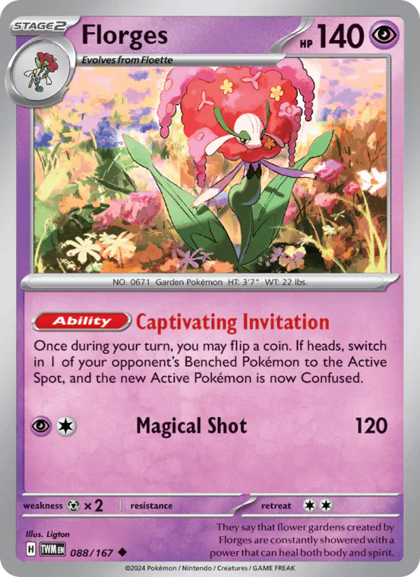 Carta Florges 088/167 de Twilight Masquerade