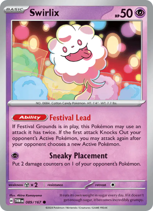 Carta Swirlix 089/167 de Twilight Masquerade