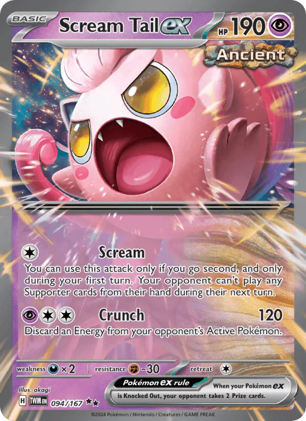 Carta Scream Tail ex 094/167 de Twilight Masquerade