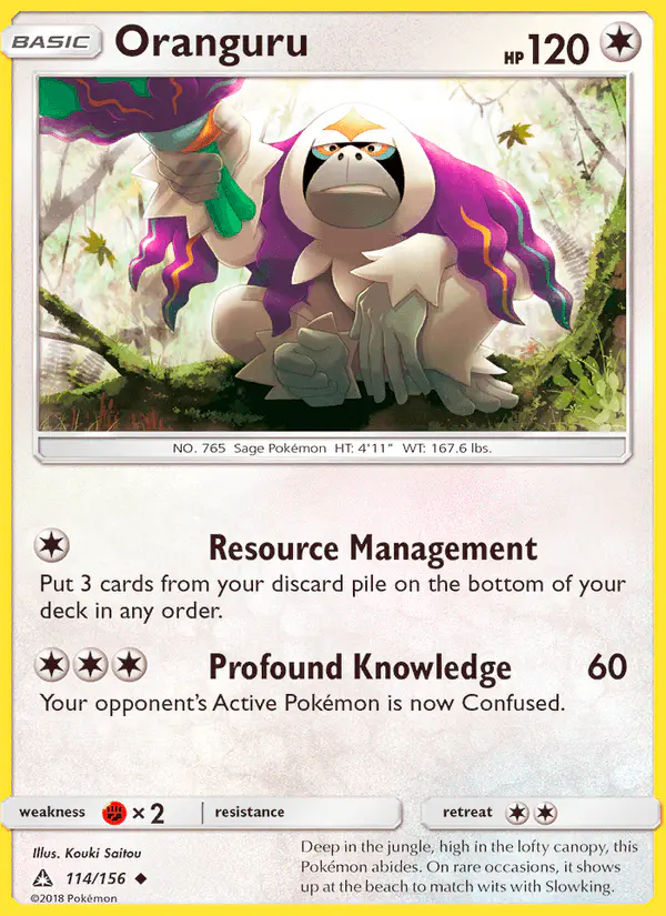 Carta Oranguru 114/156 de Ultra Prism