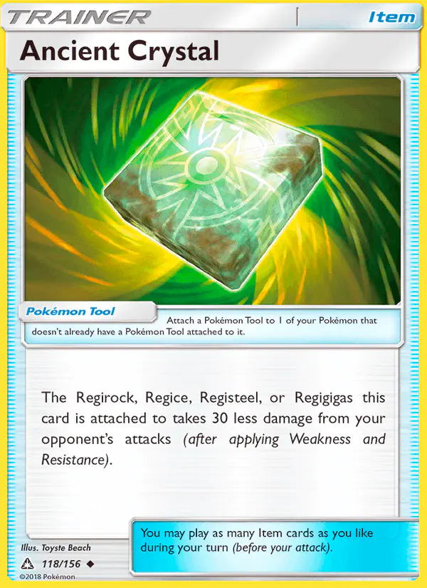 Carta Ancient Crystal 118/156 de Ultra Prism