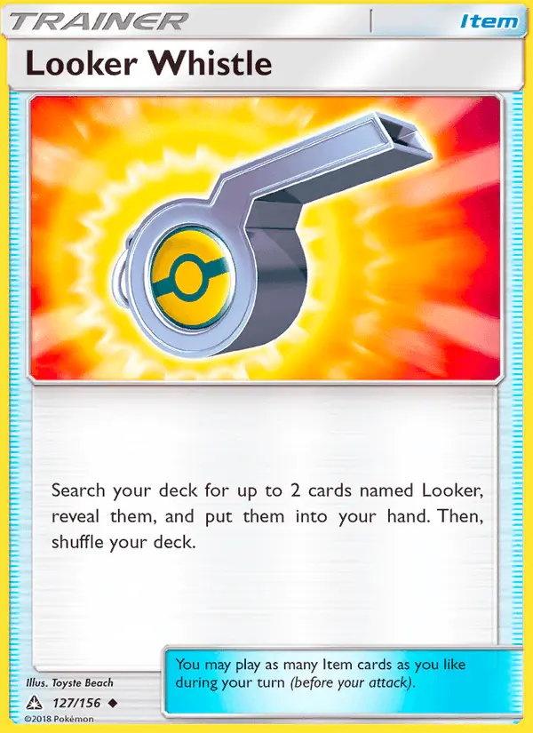 Carta Looker Whistle 127/156 de Ultra Prism