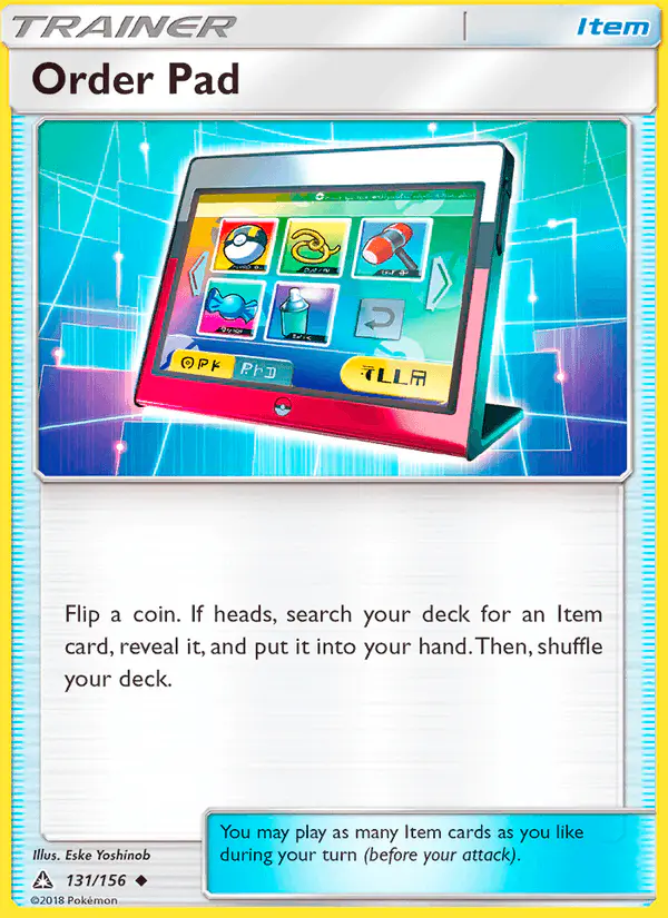 Carta Order Pad 131/156 de Ultra Prism