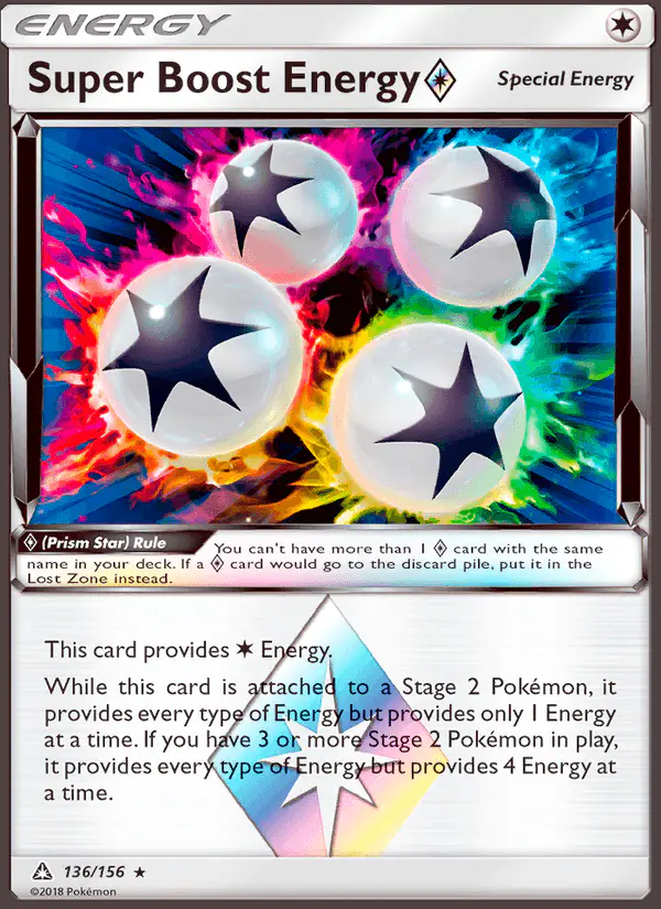 Carta Super Boost Energy ◇ 136/156 de Ultra Prism