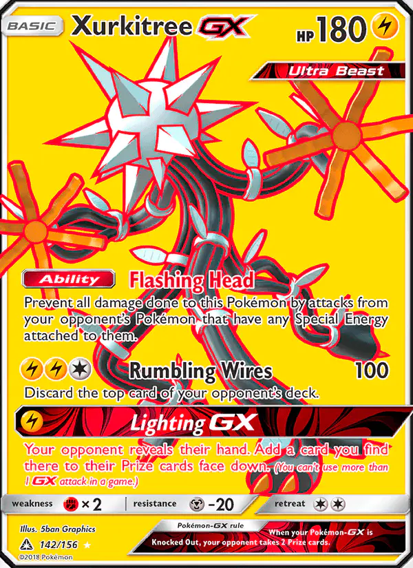 Carta Xurkitree GX 142/156 de Ultra Prism