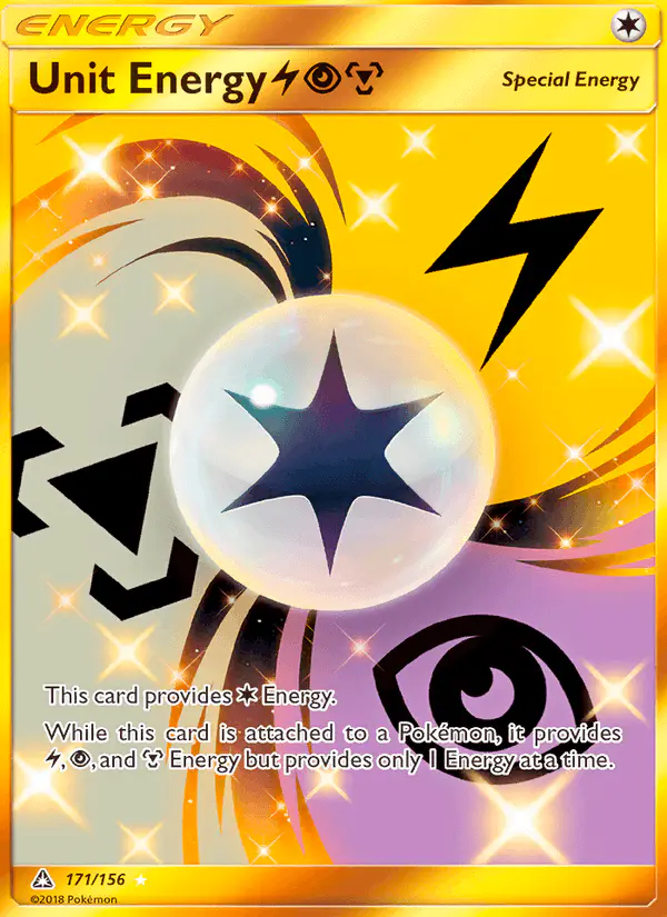 Carta Unit Energy LightningPsychicMetal 171/156 de Ultra Prism