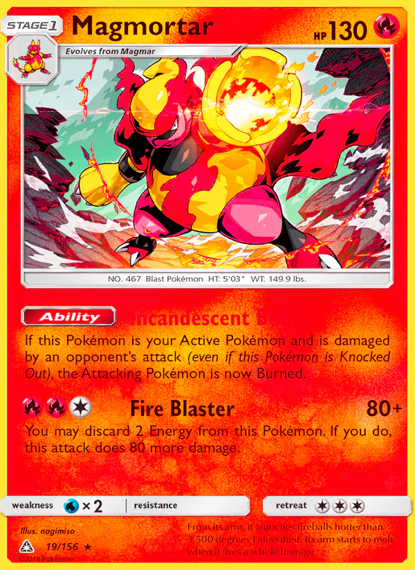 Carta Magmortar 19/156 de Ultra Prism