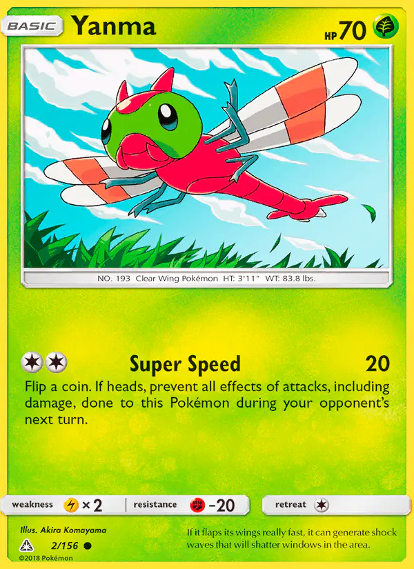 Carta Yanma 2/156 de Ultra Prism