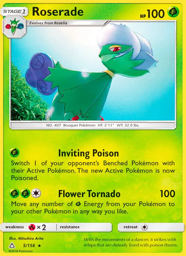 Carta Roserade 5/156 de Ultra Prism
