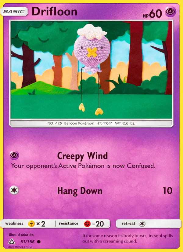 Carta Drifloon 51/156 de Ultra Prism