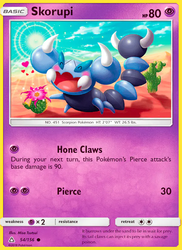 Carta Skorupi 54/156 de Ultra Prism
