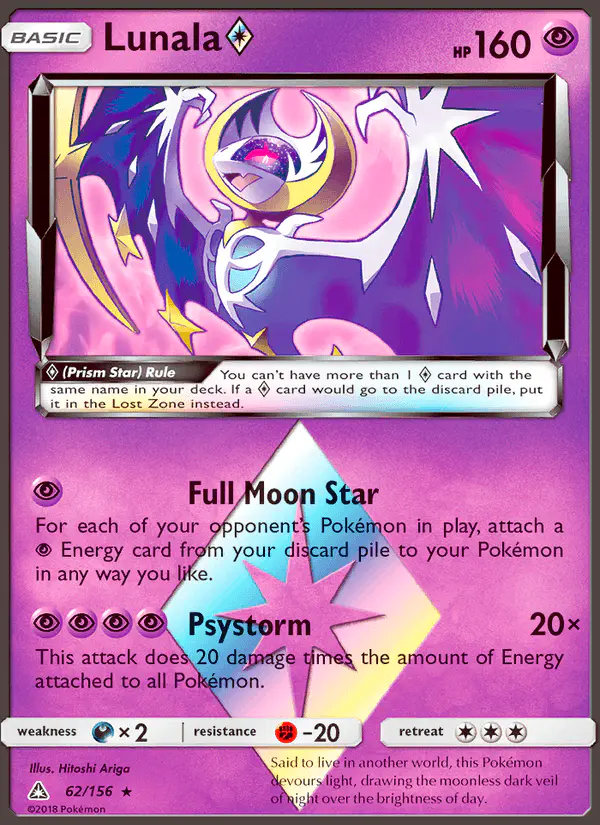 Carta Lunala ◇ 62/156 de Ultra Prism