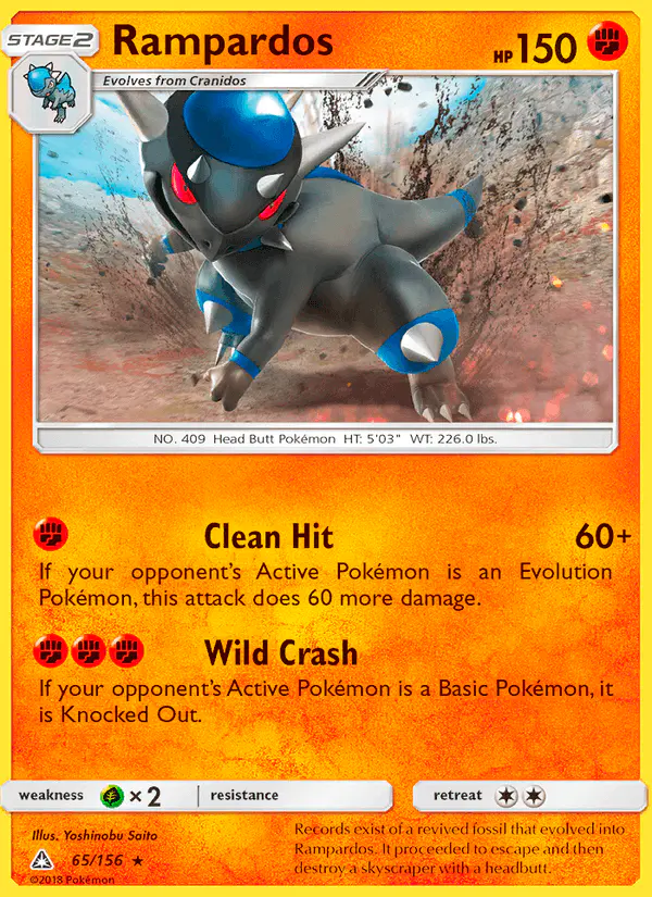 Carta Rampardos 65/156 de Ultra Prism
