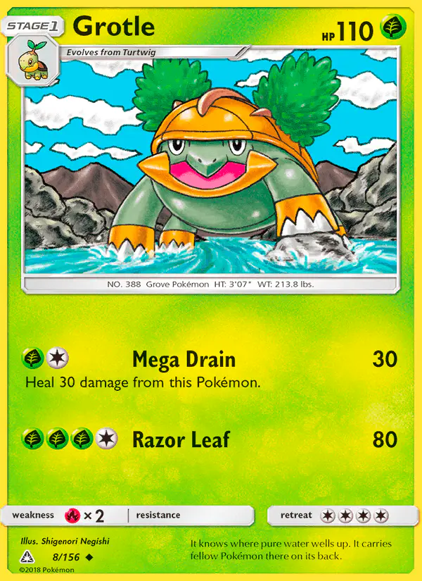 Carta Grotle 8/156 de Ultra Prism