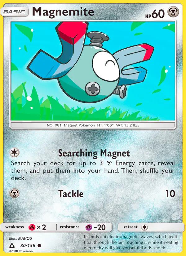Carta Magnemite 80/156 de Ultra Prism