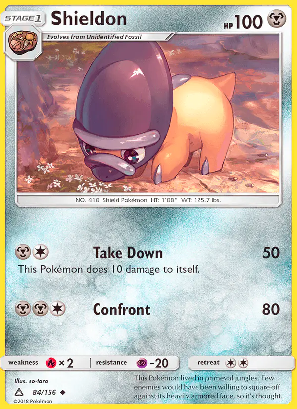 Carta Shieldon 84/156 de Ultra Prism