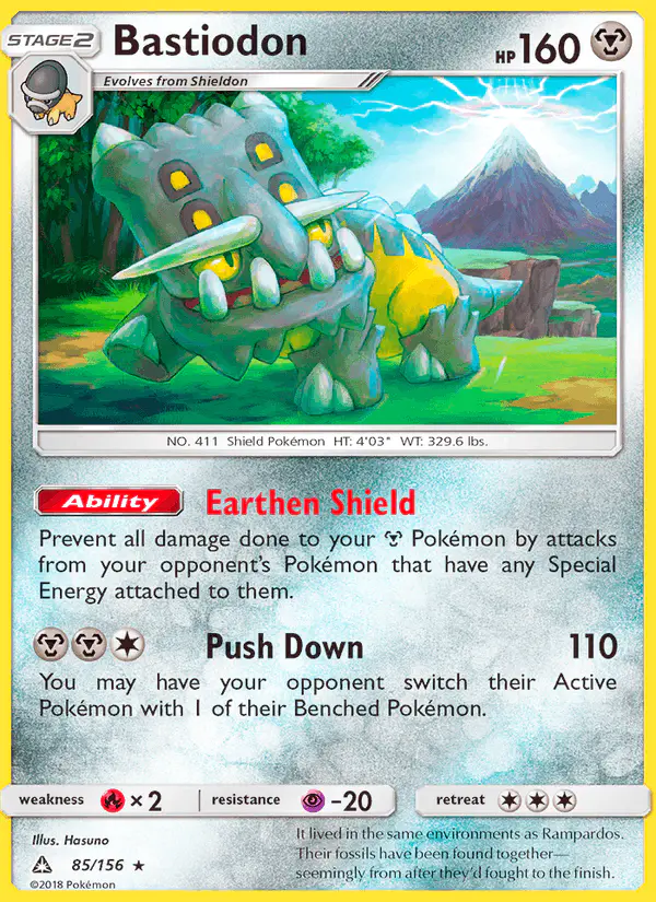 Carta Bastiodon 85/156 de Ultra Prism