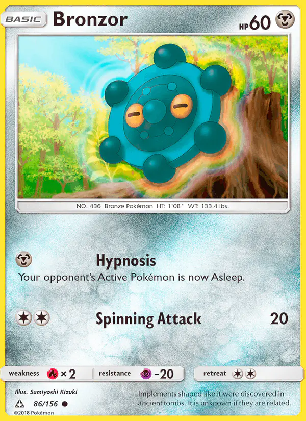 Carta Bronzor 86/156 de Ultra Prism