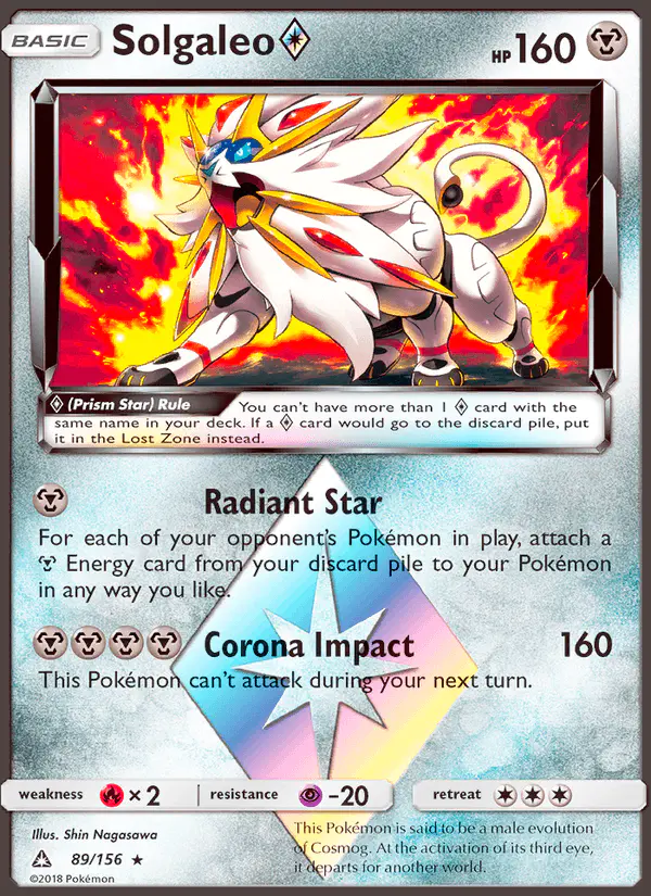 Carta Solgaleo ◇ 89/156 de Ultra Prism