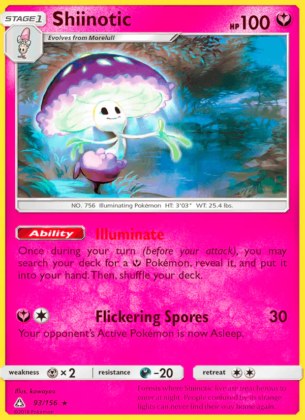 Carta Shiinotic 93/156 de Ultra Prism