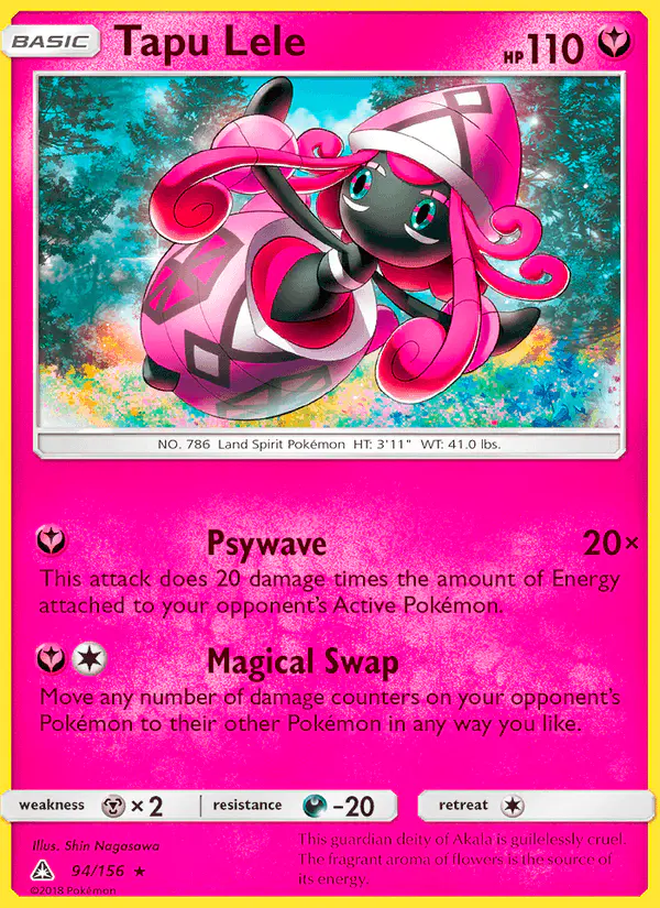 Carta Tapu Lele 94/156 de Ultra Prism