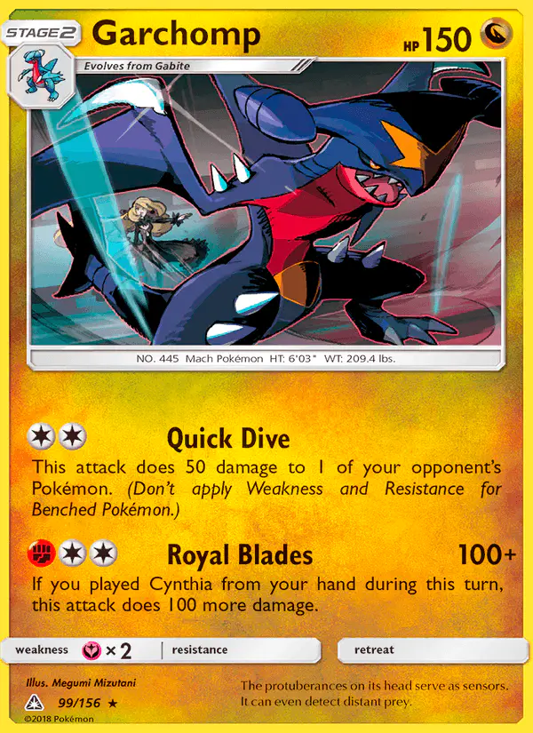 Carta Garchomp 99/156 de Ultra Prism