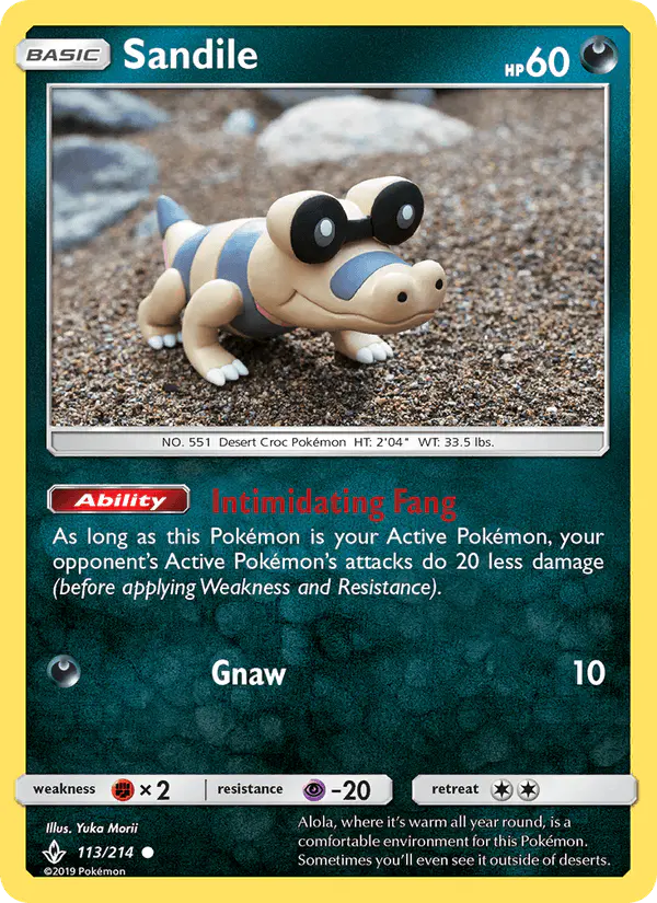 Carta Sandile 113/214 de Unbroken Bonds