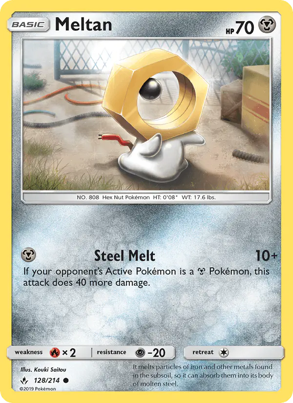 Carta Meltan 128/214 de Unbroken Bonds