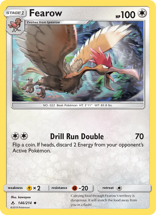 Carta Fearow 146/214 de Unbroken Bonds