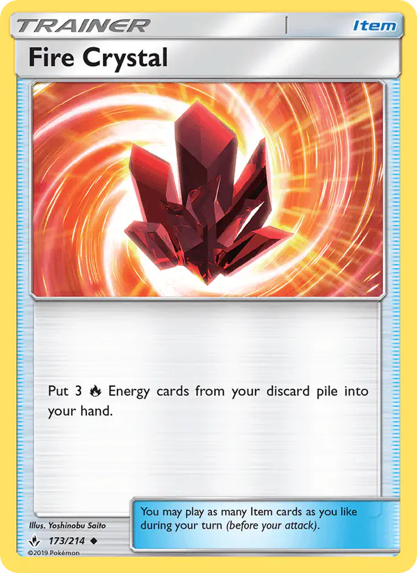 Carta Fire Crystal 173/214 de Unbroken Bonds