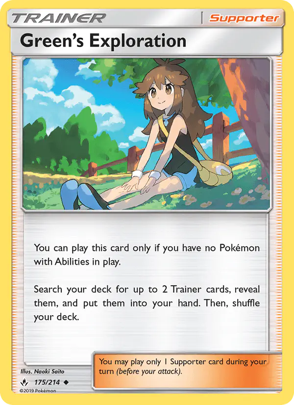 Carta Green’s Exploration 175/214 de Unbroken Bonds