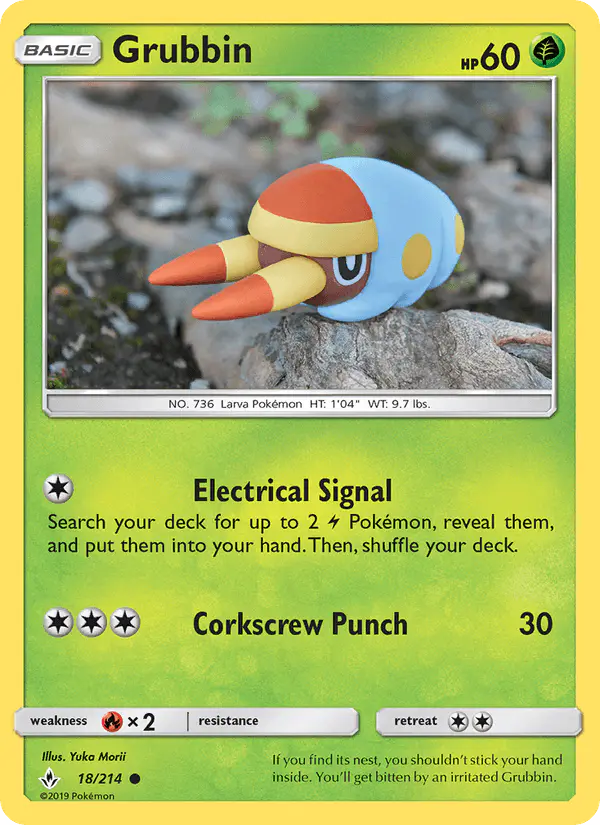 Carta Grubbin 18/214 de Unbroken Bonds