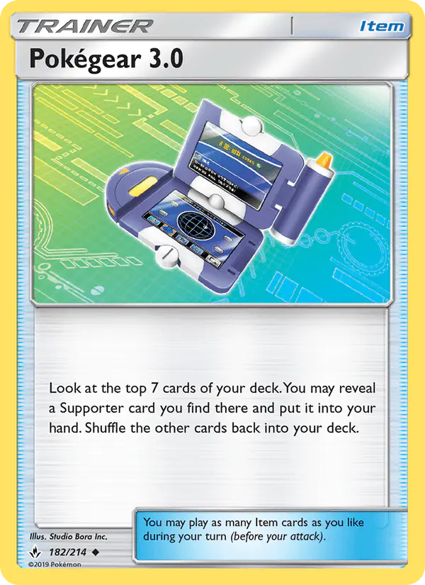 Carta Pokégear 3.0 182/214 de Unbroken Bonds