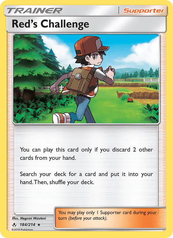 Carta Red’s Challenge 184/214 de Unbroken Bonds