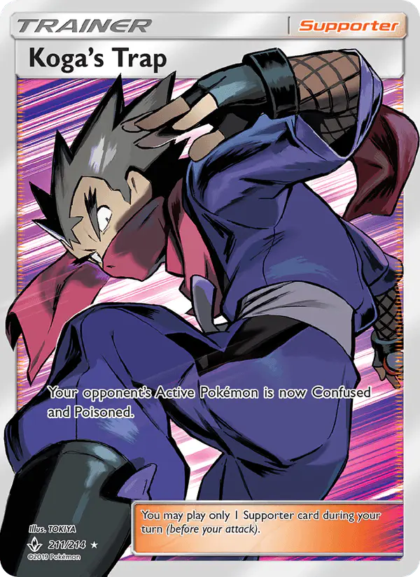 Carta Koga’s Trap 211/214 de Unbroken Bonds