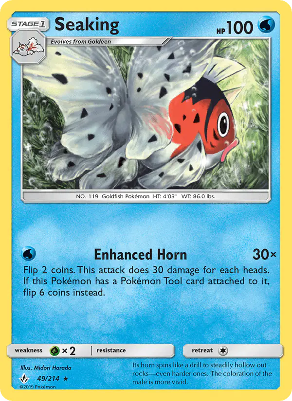 Carta Seaking 49/214 de Unbroken Bonds