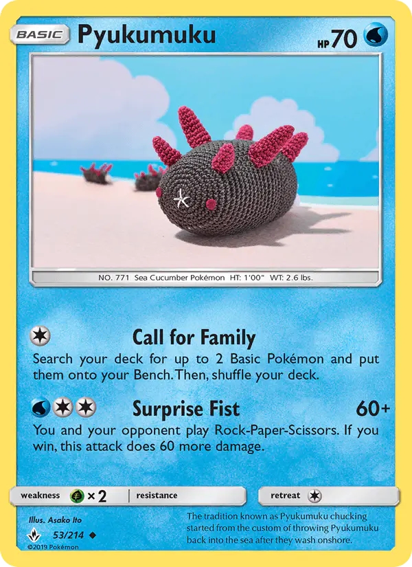 Carta Pyukumuku 53/214 de Unbroken Bonds