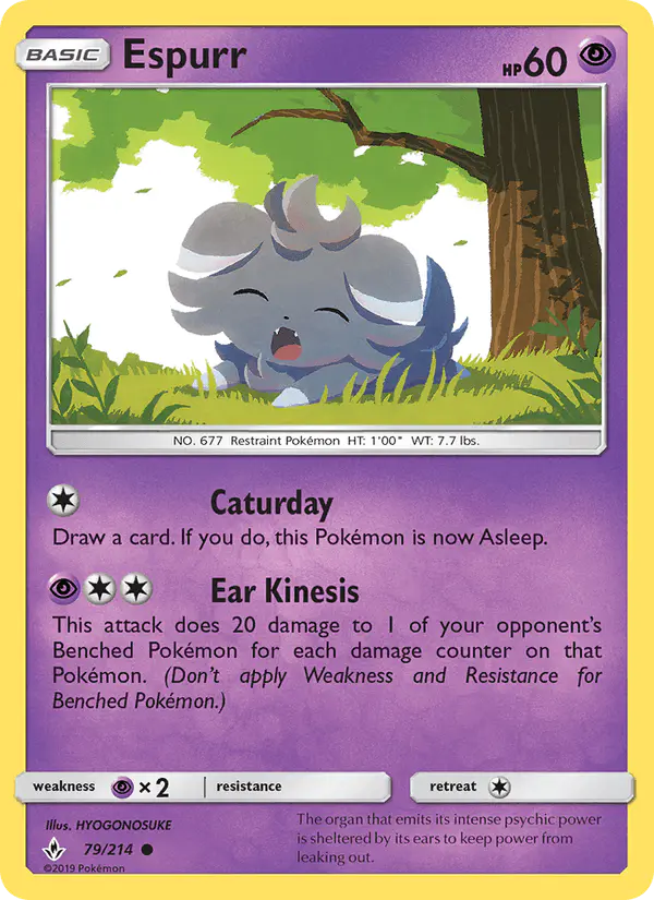 Carta Espurr 79/214 de Unbroken Bonds