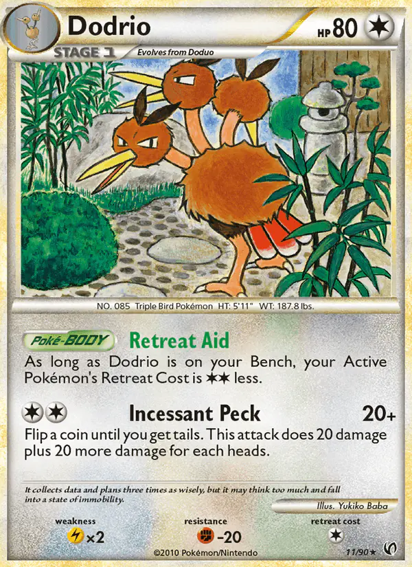 Carta Dodrio 11/90 de Undaunted