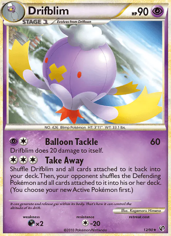Carta Drifblim 12/90 de Undaunted