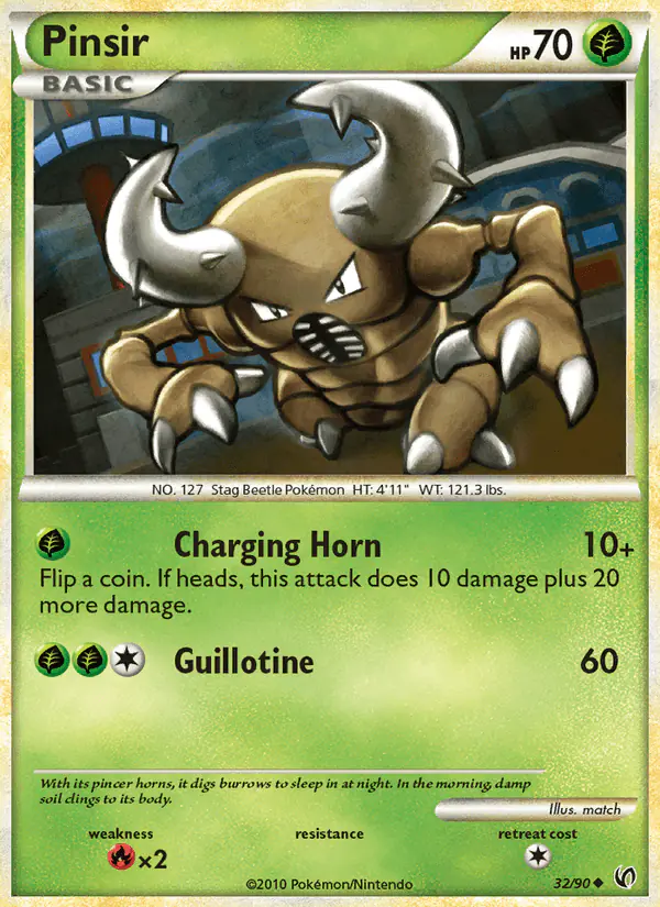 Carta Pinsir 32/90 de Undaunted