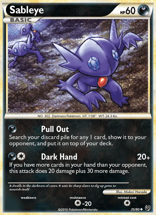 Carta Sableye 35/90 de Undaunted