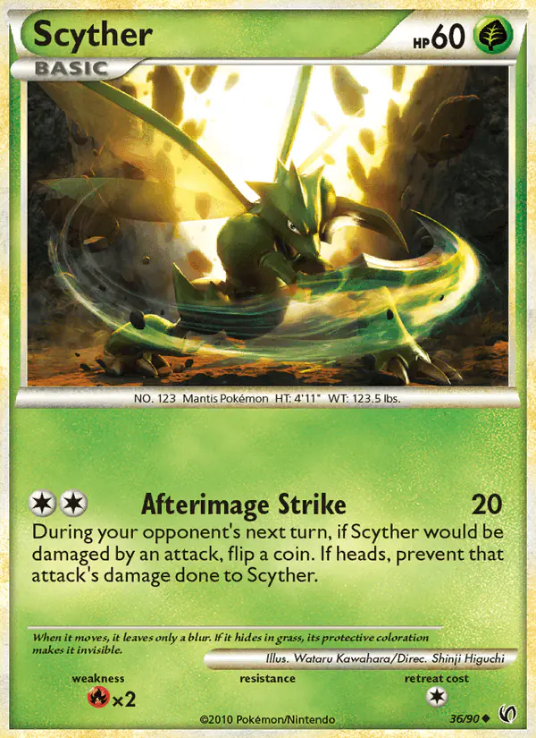 Carta Scyther 36/90 de Undaunted