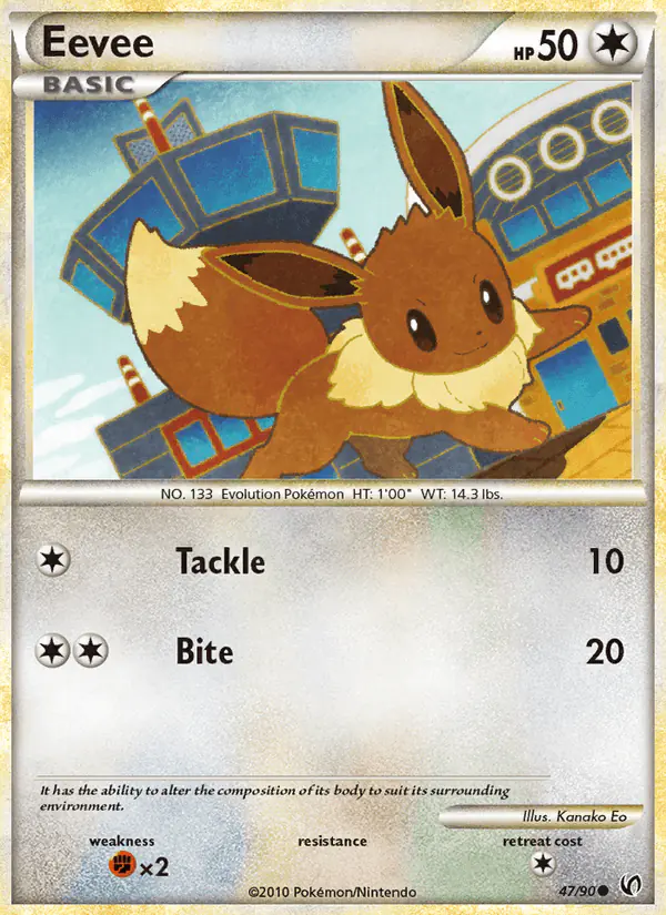 Carta Eevee 47/90 de Undaunted