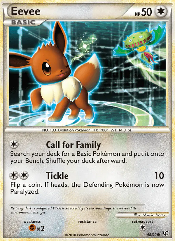 Carta Eevee 48/90 de Undaunted