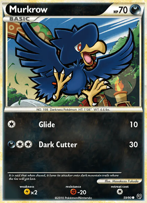 Carta Murkrow 59/90 de Undaunted