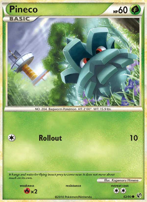 Carta Pineco 62/90 de Undaunted