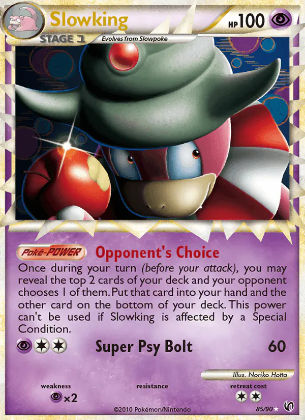 Carta Slowking 85/90 de Undaunted